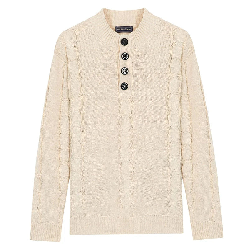 Men's Wool Knit Sweater Laureano