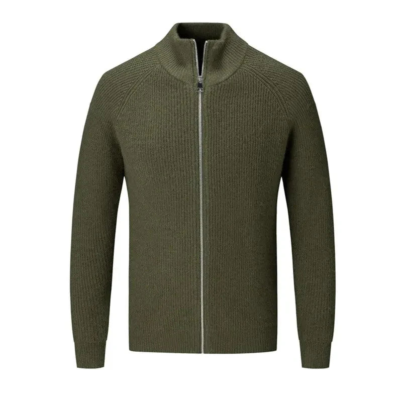 Men’s Cashy Cashmere Zip Sweater