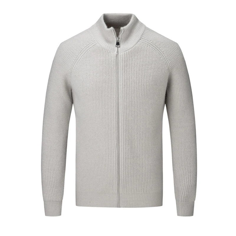 Men’s Cashy Cashmere Zip Sweater