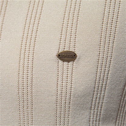 Men’s Polo Shirt Cantwell – Textured Cotton Blend