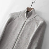 Men’s Cashy Cashmere Zip Sweater