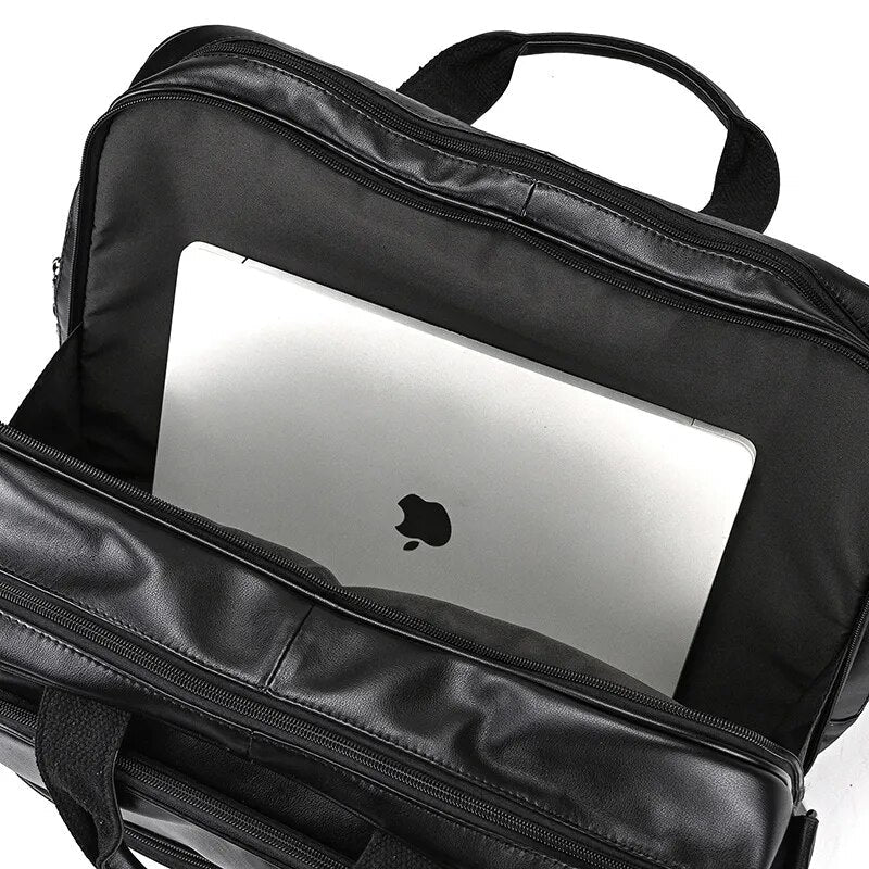 Madrid Luxury Men’s Leather Briefcase