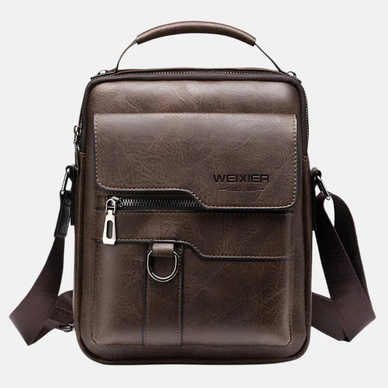 Business Smith Leather Shoulder Bag – Sleek, Durable & Professional