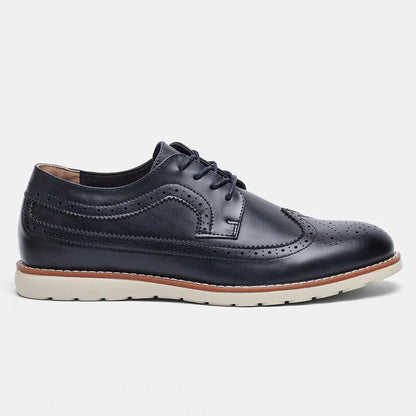 Derby Bianco Men’s Leather Dress Shoes