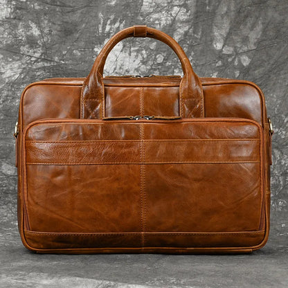 Executive Leather Briefcase Premium Vanity