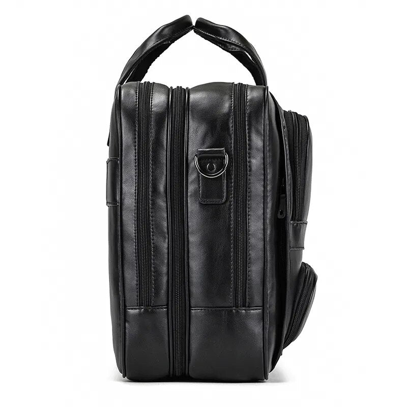 Madrid Luxury Men’s Leather Briefcase