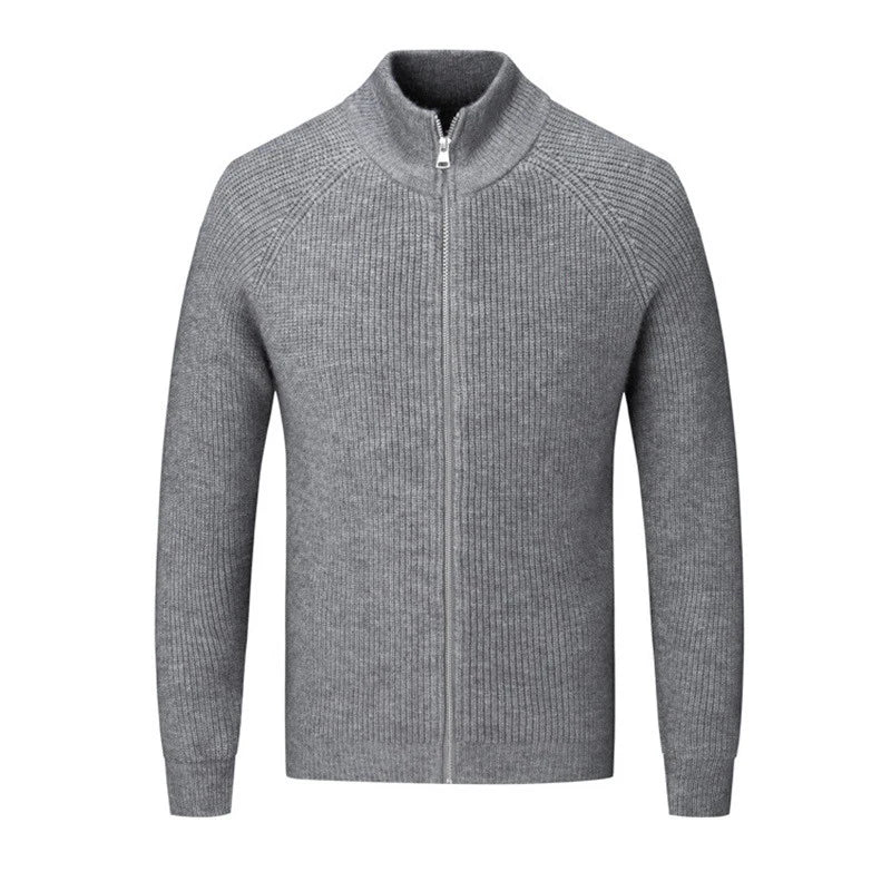 Men’s Cashy Cashmere Zip Sweater