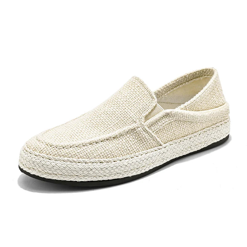 Executive Men’s Linen Loafers – Lightweight Sophistication