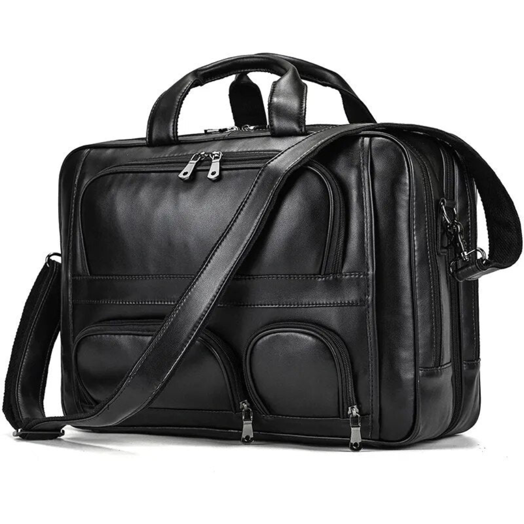 Madrid Luxury Men’s Leather Briefcase