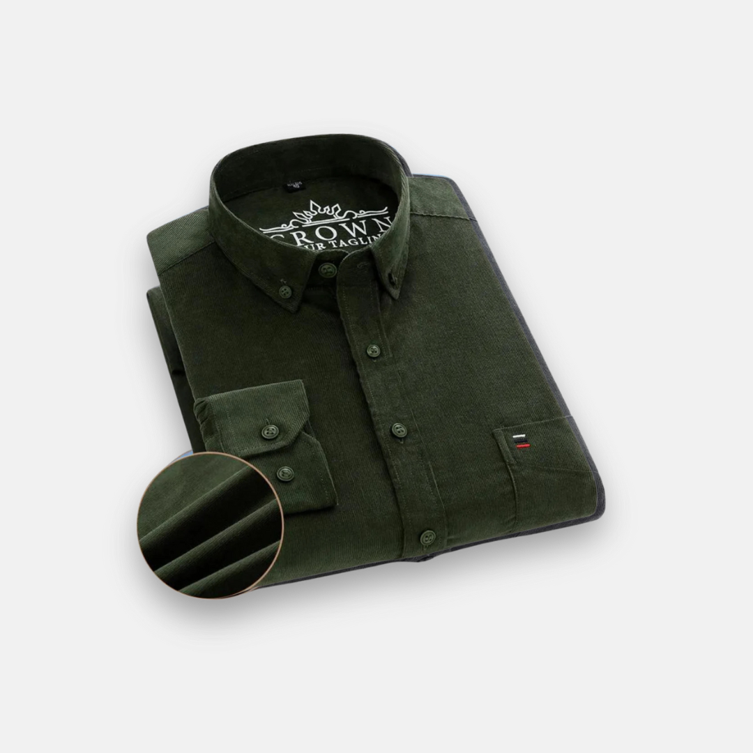 Men’s Velvet Shirt Copenhague – Luxury Casualwear