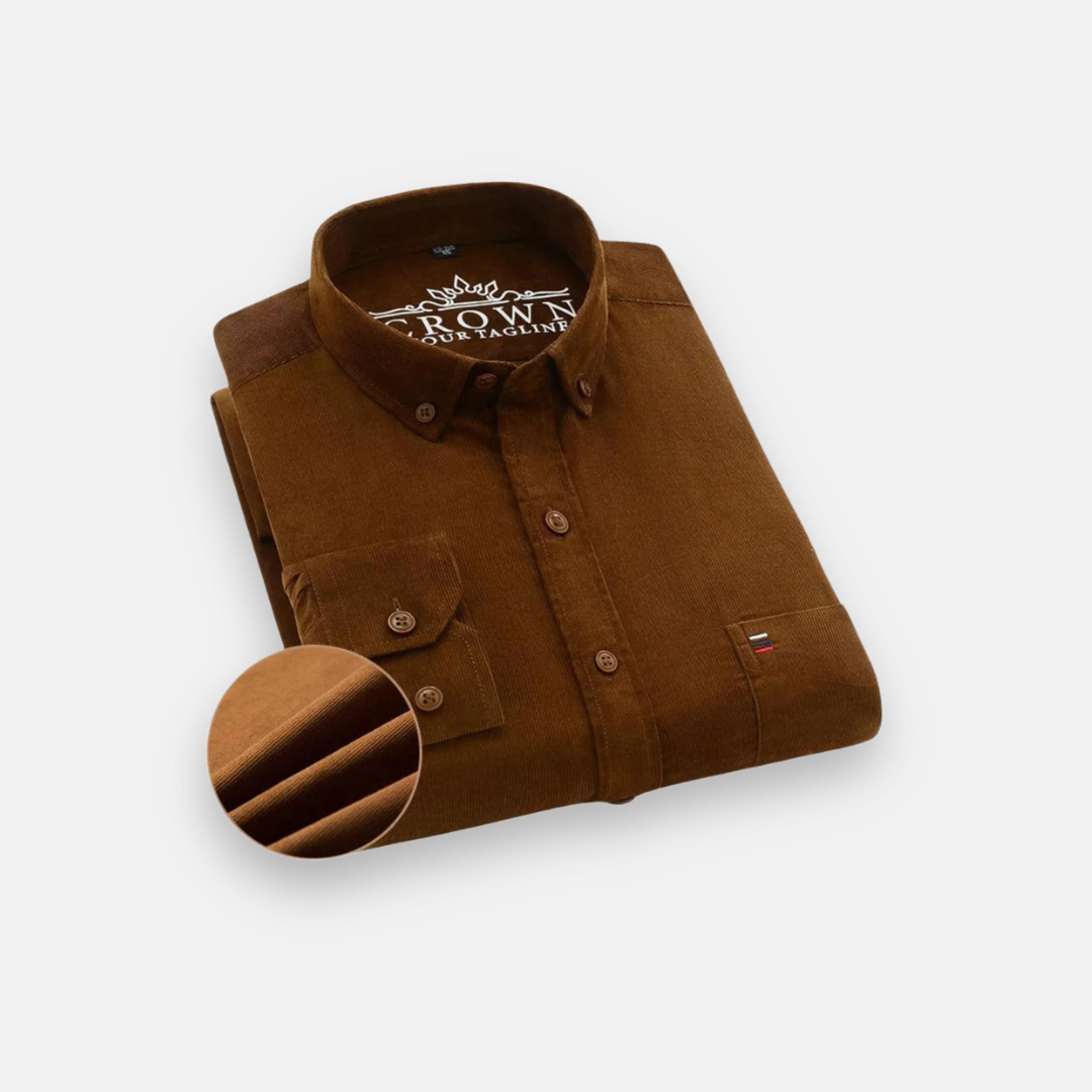 Men’s Velvet Shirt Copenhague – Luxury Casualwear