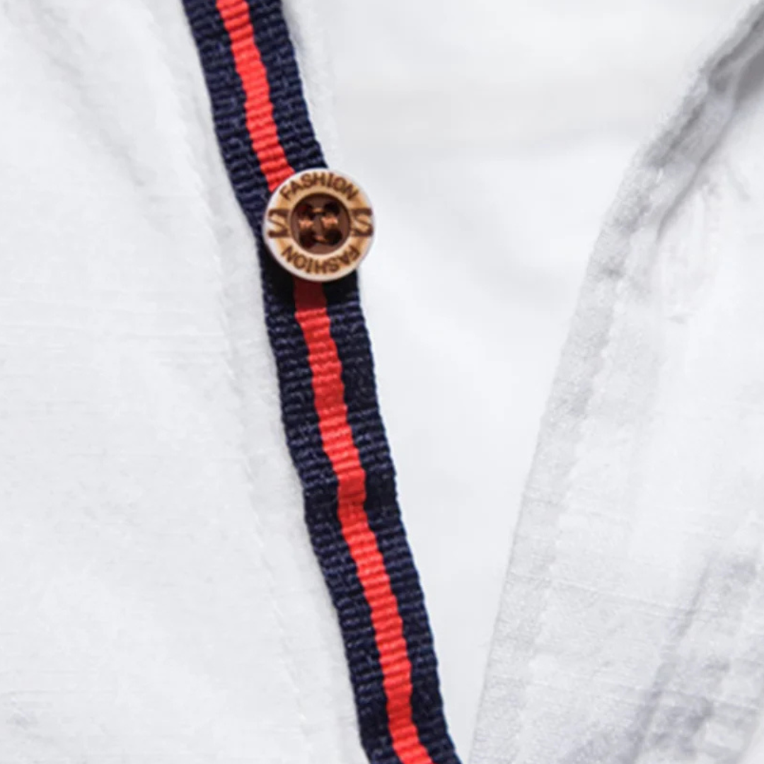 Men's Slim Fit Shirt Mandarin Collar James