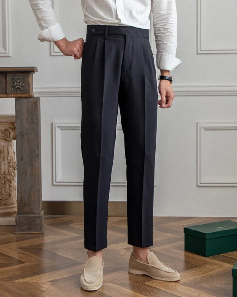 Men’s High-Waisted Trousers – Princeton Pantalon