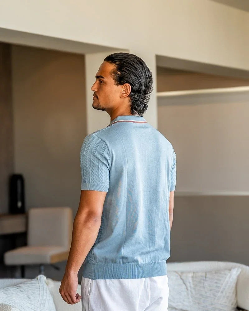 Harold Knitted Polo Shirt