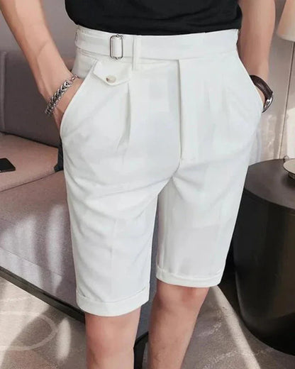 Men’s Vincenzo Pantalon Shorts – Smart-Casual Comfort in a Tailored Fit