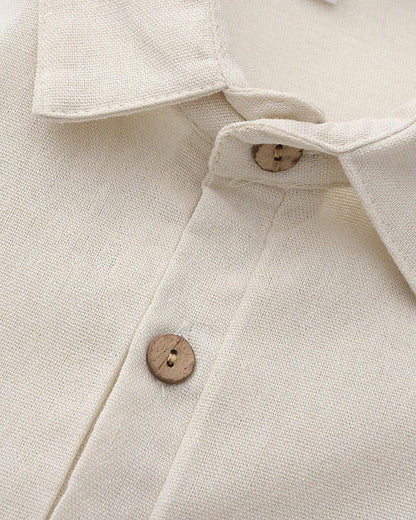 Linen Polo Shirt For Men Carrington