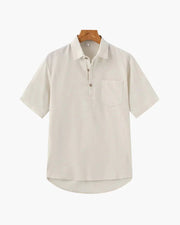 Linen Polo Shirt For Men Carrington