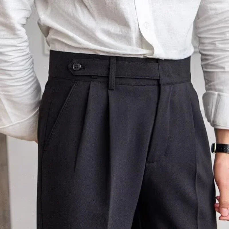 Men’s High-Waisted Trousers – Princeton Pantalon
