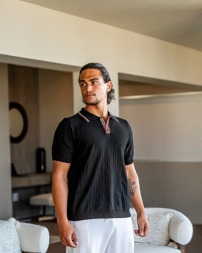 Harold Knitted Polo Shirt