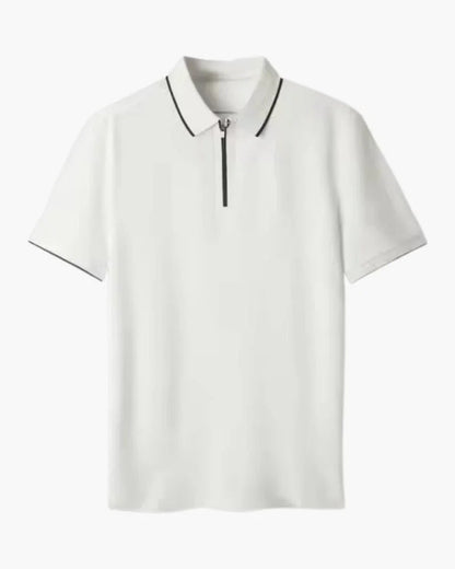 Men’s Knit Zip Polo Shirt – Ridgeway