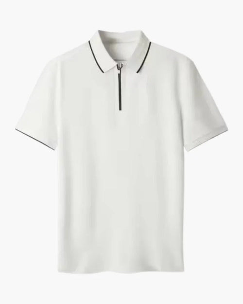 Men’s Knit Zip Polo Shirt – Ridgeway