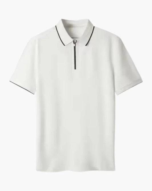 Men’s Knit Zip Polo Shirt – Ridgeway