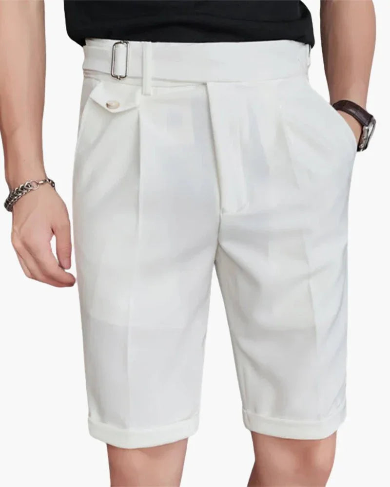 Men’s Vincenzo Pantalon Shorts – Smart-Casual Comfort in a Tailored Fit