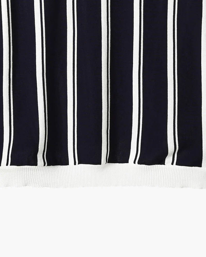 Modena Men’s Zip Polo Shirt – Retro Sport Style