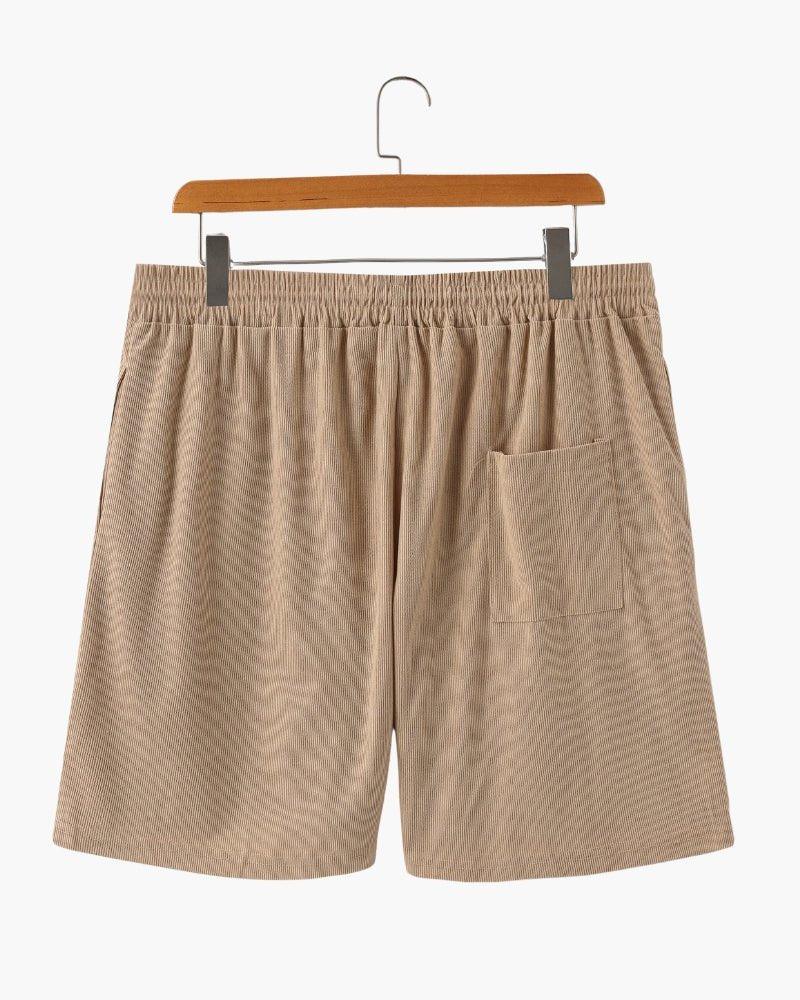 Men’s Casual Corduroy Shorts Beaches – Slim Fit