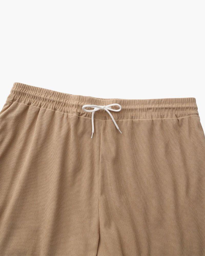 Men’s Casual Corduroy Shorts Beaches – Slim Fit