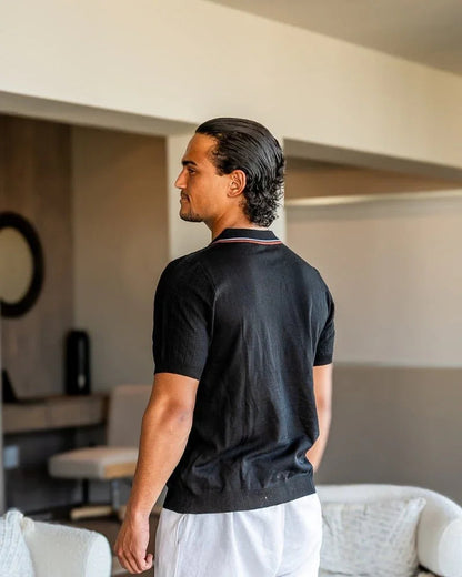 Harold Knitted Polo Shirt