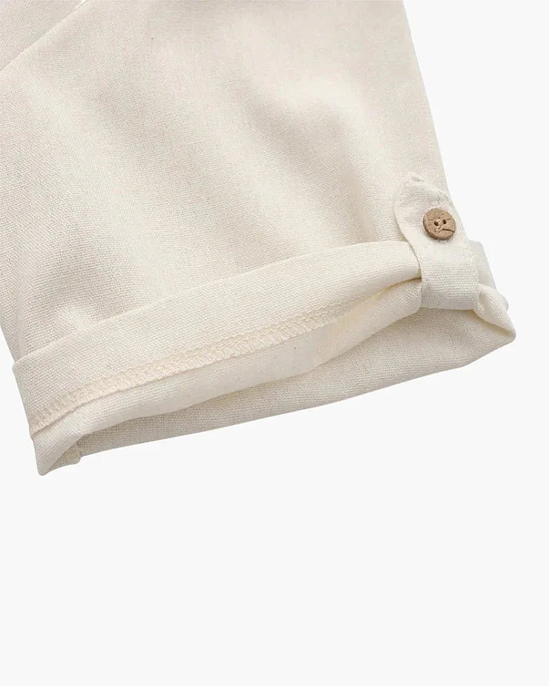 Linen Polo Shirt For Men Carrington