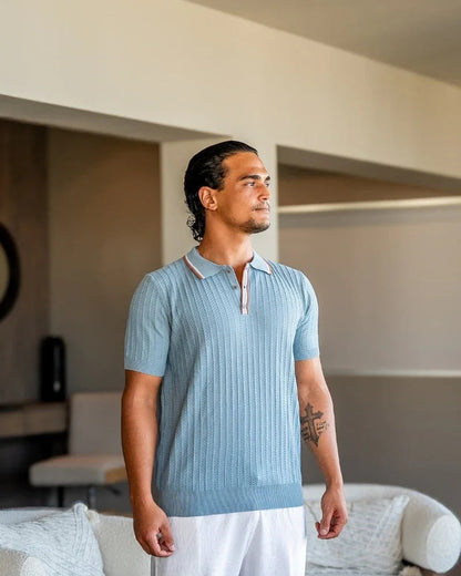 Harold Knitted Polo Shirt