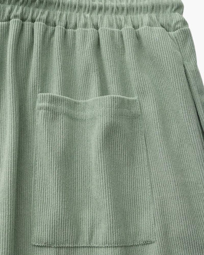 Men’s Casual Corduroy Shorts Beaches – Slim Fit