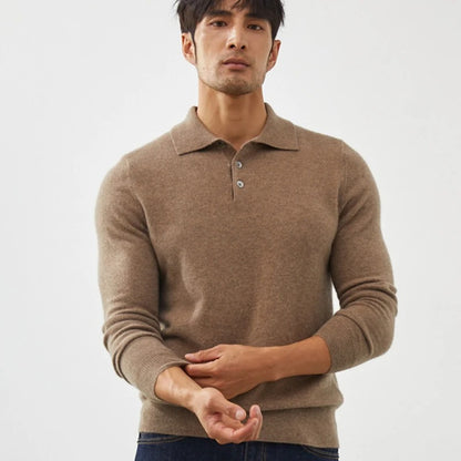 Newcastle Men’s Cashmere Polo Shirt – Ultra-Soft, Slim Fit Luxury Knit