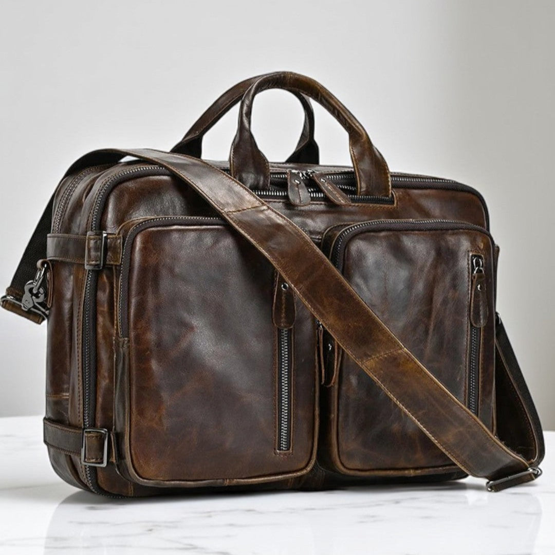 Executive Leather Milan Briefcase