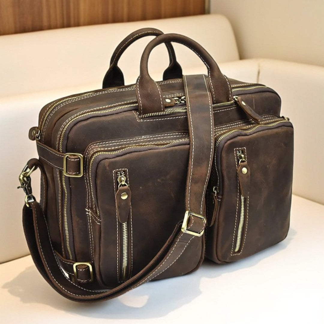 Executive Leather Milan Briefcase